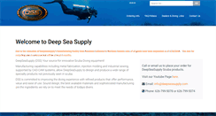 Desktop Screenshot of deepseasupply.com