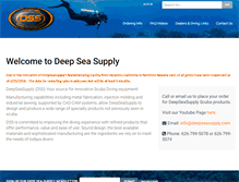 Tablet Screenshot of deepseasupply.com